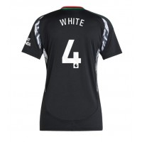 Camiseta Arsenal Ben White #4 Visitante Equipación para mujer 2024-25 manga corta